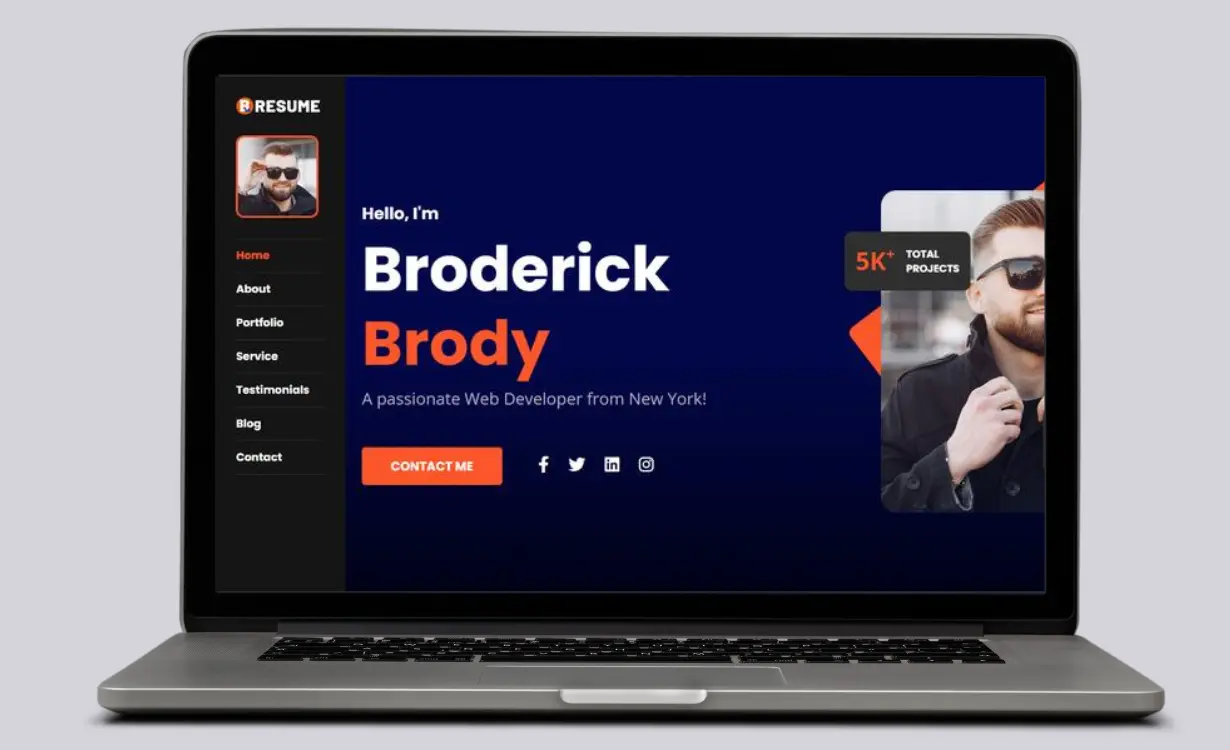 Custom Portfolio Laravel Website - Web Projects Project - Codocraft Portfolio 1 | Built by Codocraft Solutions