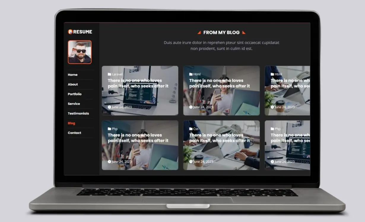 Custom Portfolio Laravel Website - Web Projects Project - Codocraft Portfolio 2 | Built by Codocraft Solutions